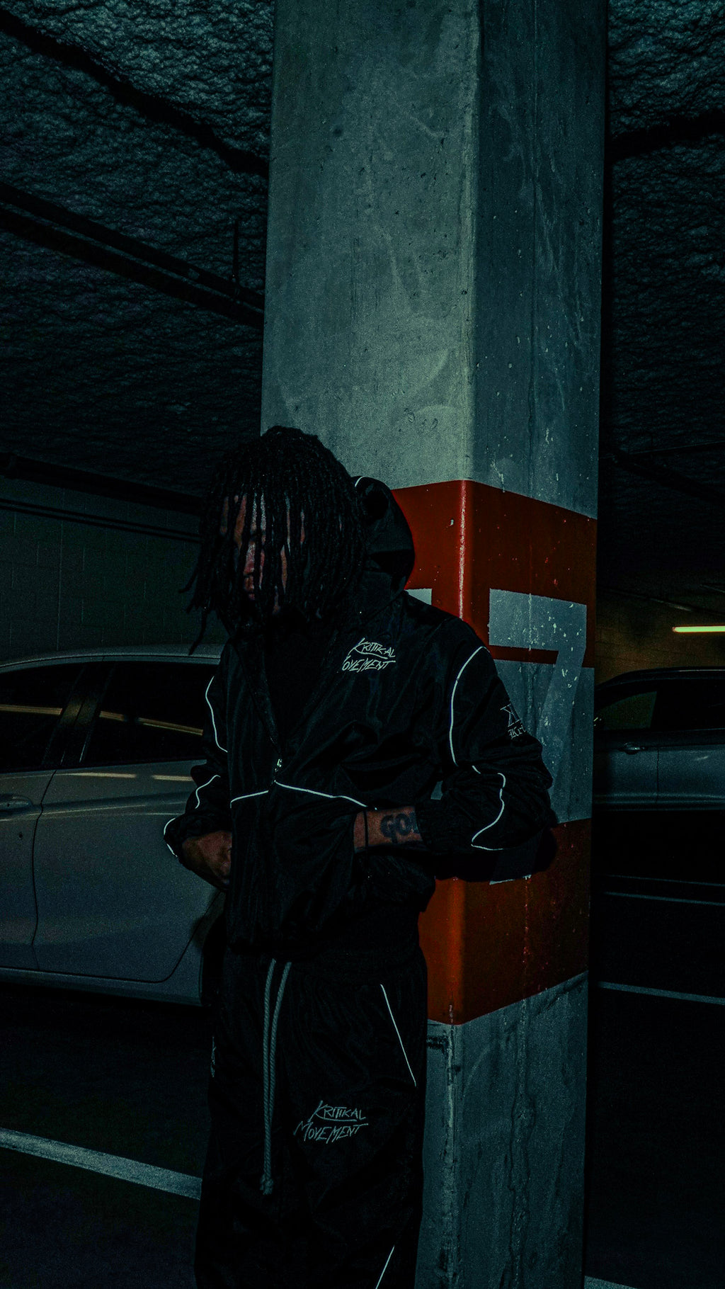 BLACK N WHITE WINDBREAKER SET