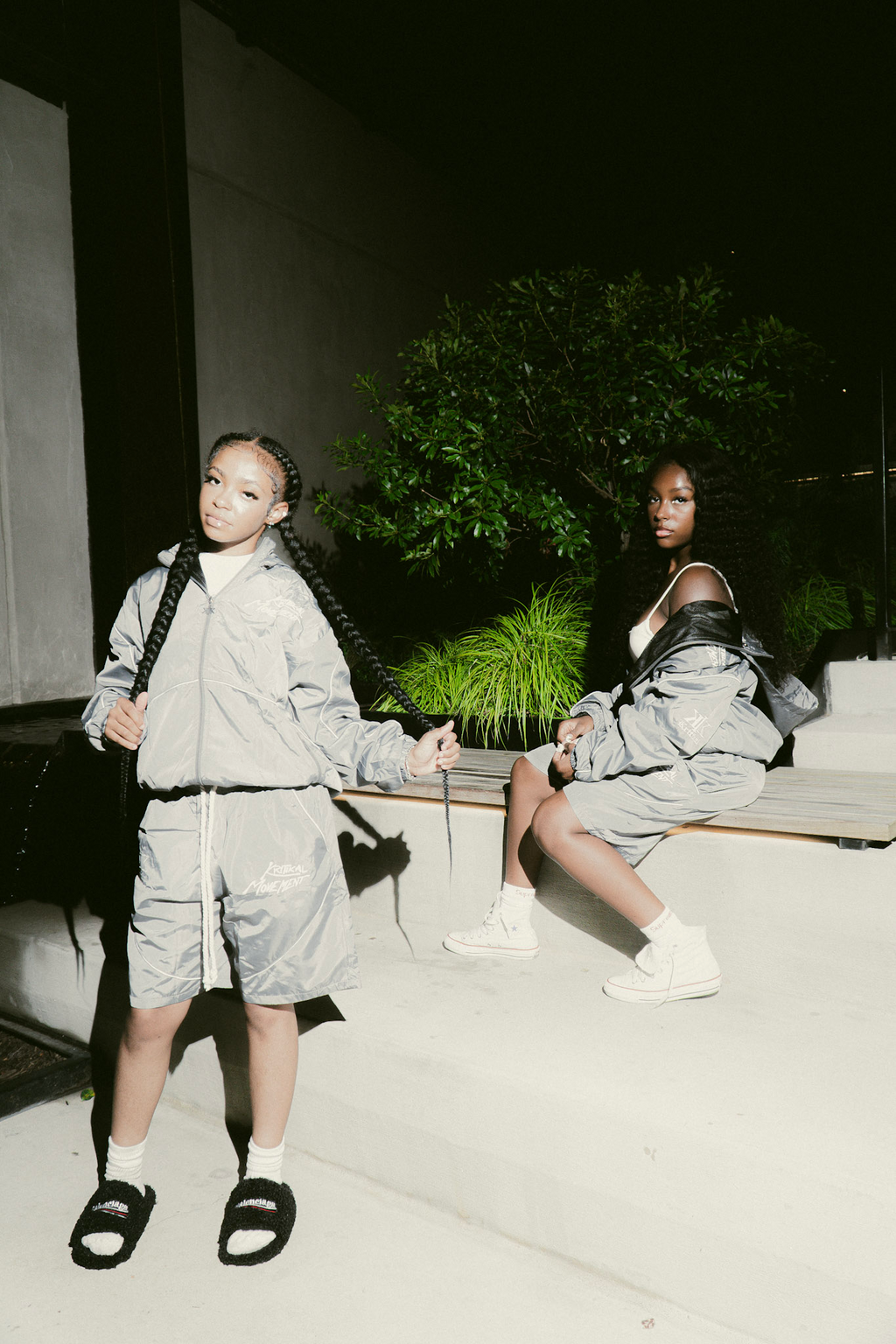 EXCLUSIVE GREY WINDBREAKER SET