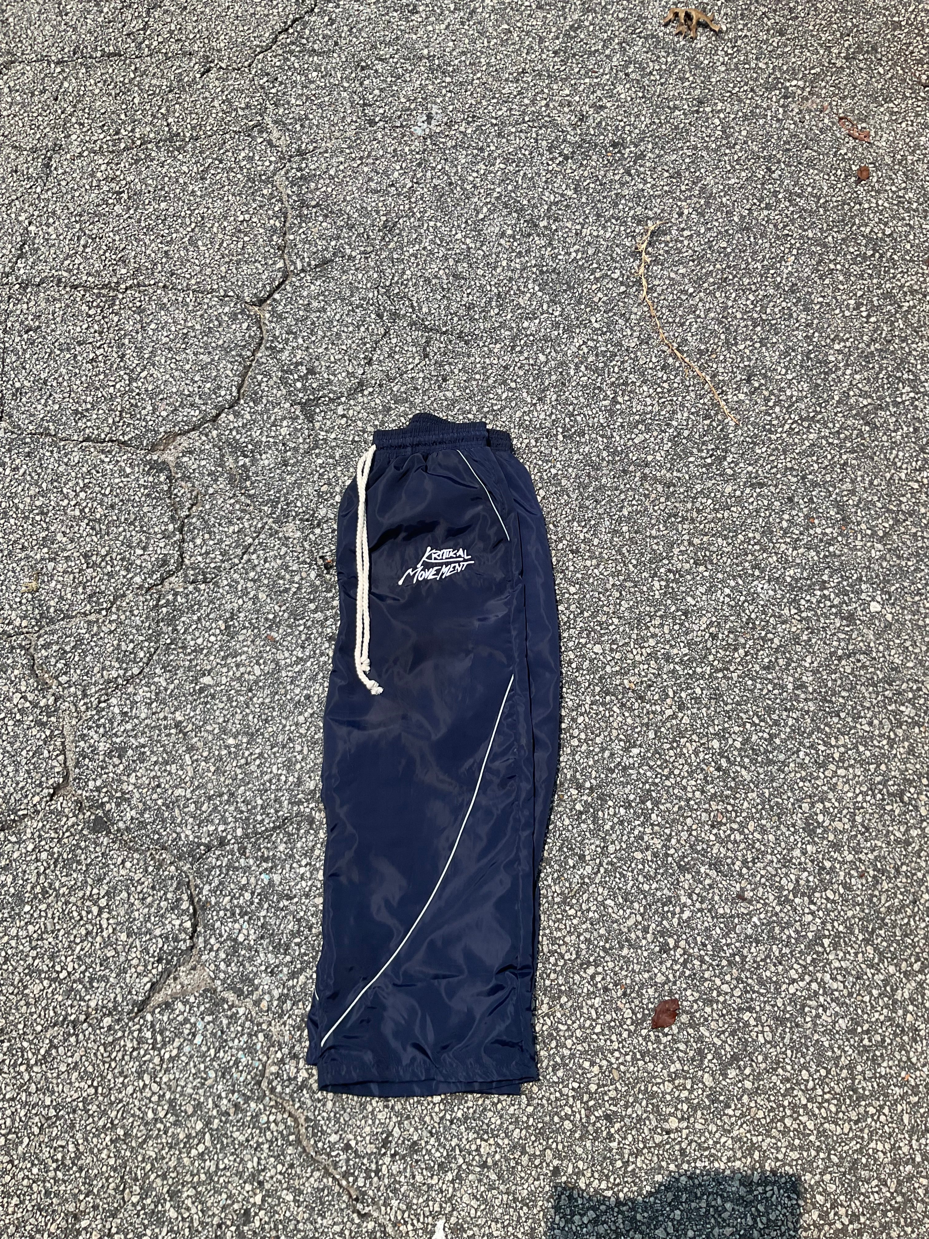 Navy Blue windbreaker sweats
