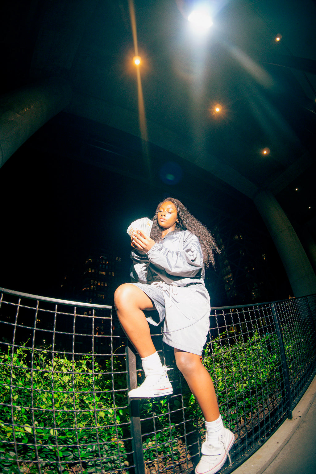 EXCLUSIVE GREY WINDBREAKER SET