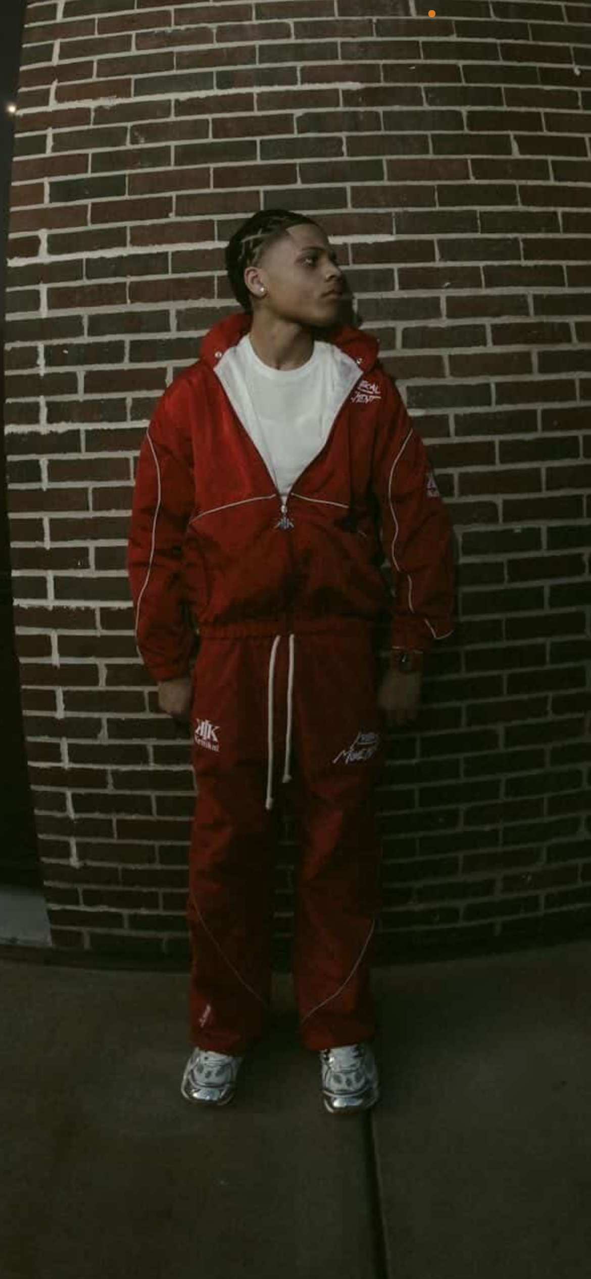 RED WINDBREAKER SET