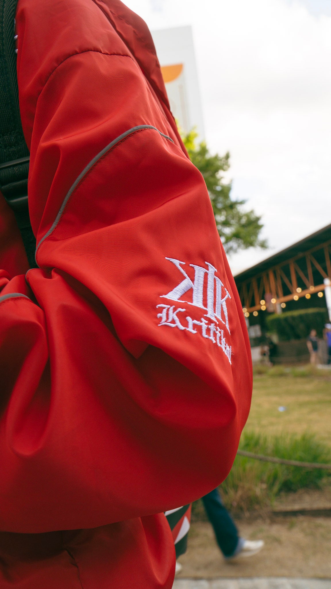 RED WINDBREAKER SET
